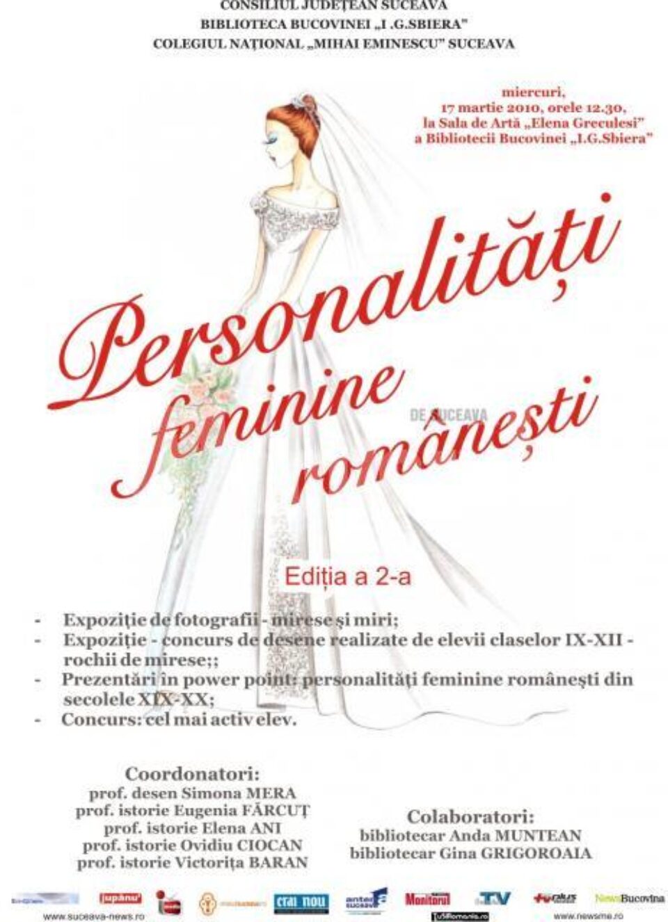 Ediția a II-a: “Personalități feminine românești”