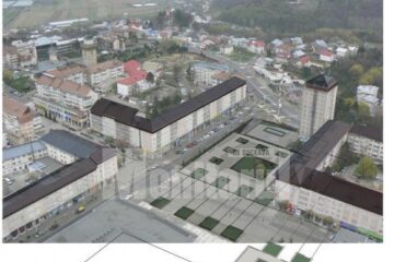Machetă din proiectul de reabilitare și modernizarea a zonei centrale