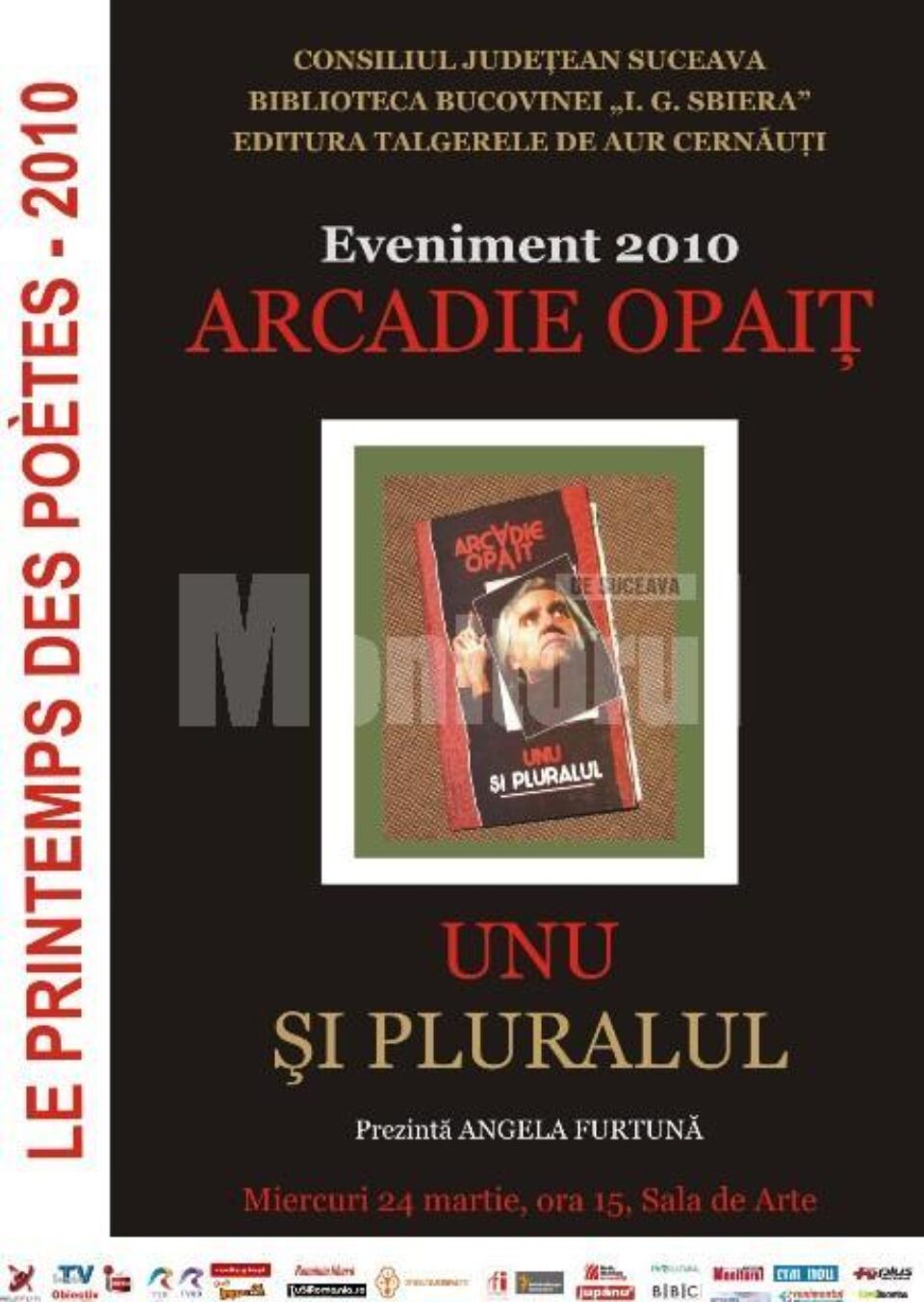 Lansare de carte: “Unu și Pluralul”, de Arcadie Opaiț