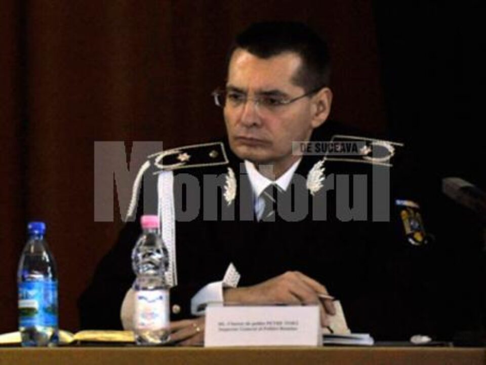 Chestorul principal Petre Tobă, șeful Politiei Române