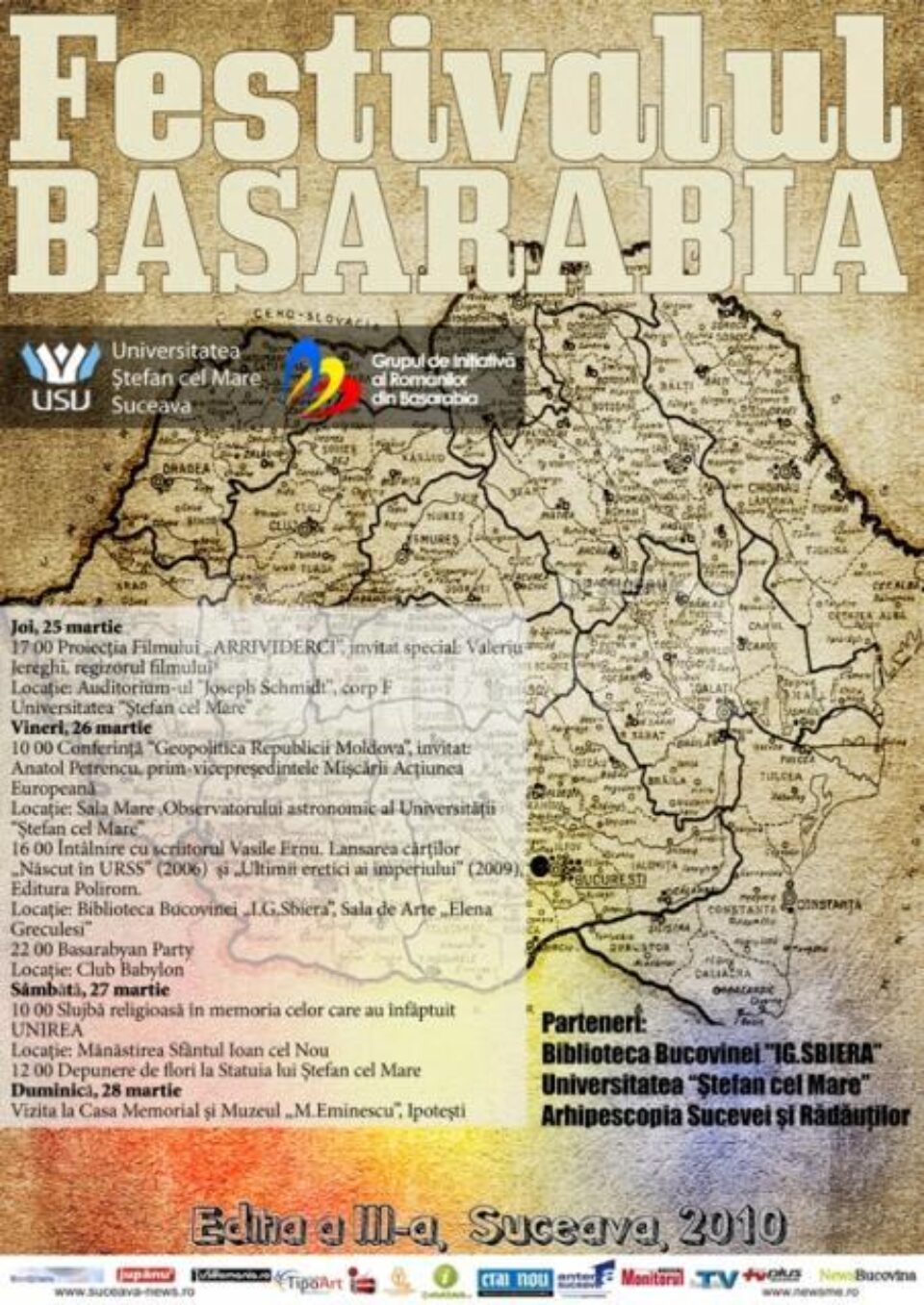 Ediția a III-a: Festivalul “Basarabia”, Suceava 2010