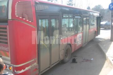 Sticla de rom și papucul boschetarului, rămase la locul accidentului