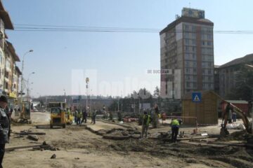 Pe strada Nicolae Bălcescu, conducerea Primăriei Suceava vrea să dea voie să se circule chiar de luni, 29 martie