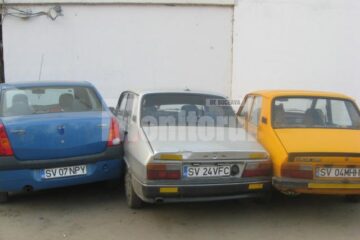 Cele trei Dacii, făcute sandwich