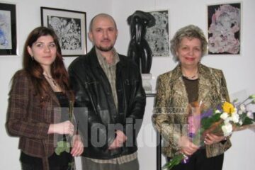 Protagoniștii manifestării - Oana Chinchișan, Lucian Smău și Doina Cernica