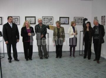 Vernisaj cu lansare de carte la Galeria de artă Ion Irimescu