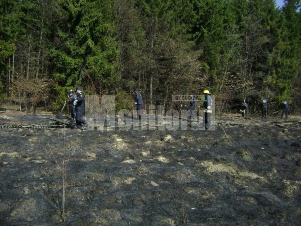 Incendiul de la mănăstire s-a extins cu mare repeziciune din cauza vântului