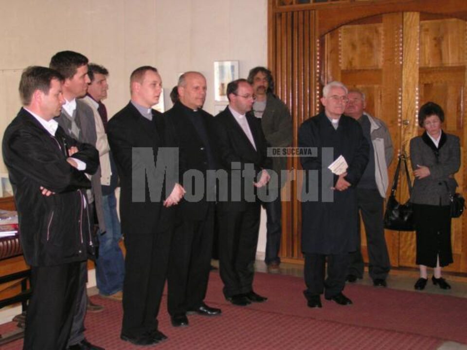 Preoți catolici prezenți la manifestare