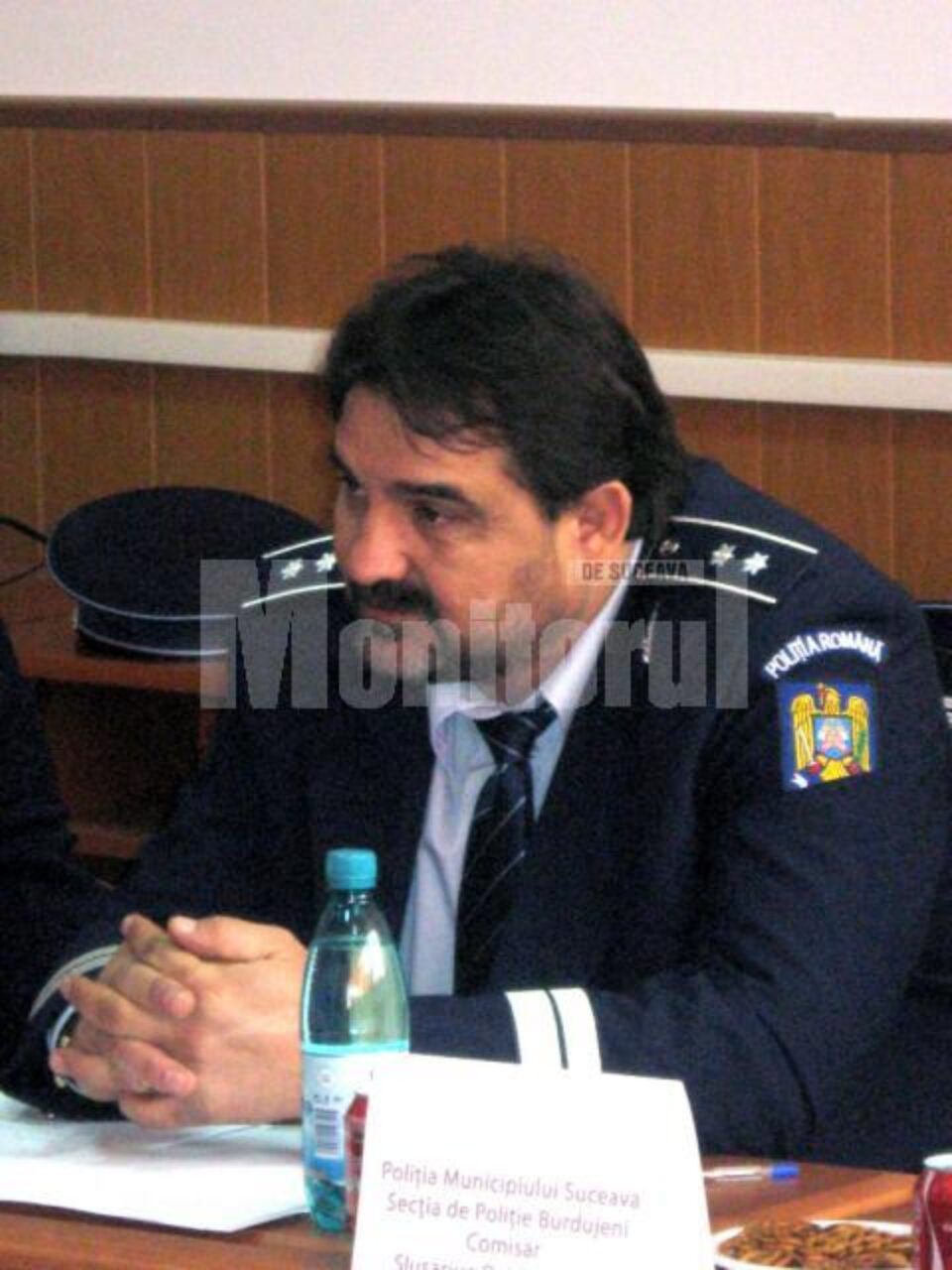 Șeful Poliției Burdujeni, comisarul Ovidiu Slușariuc