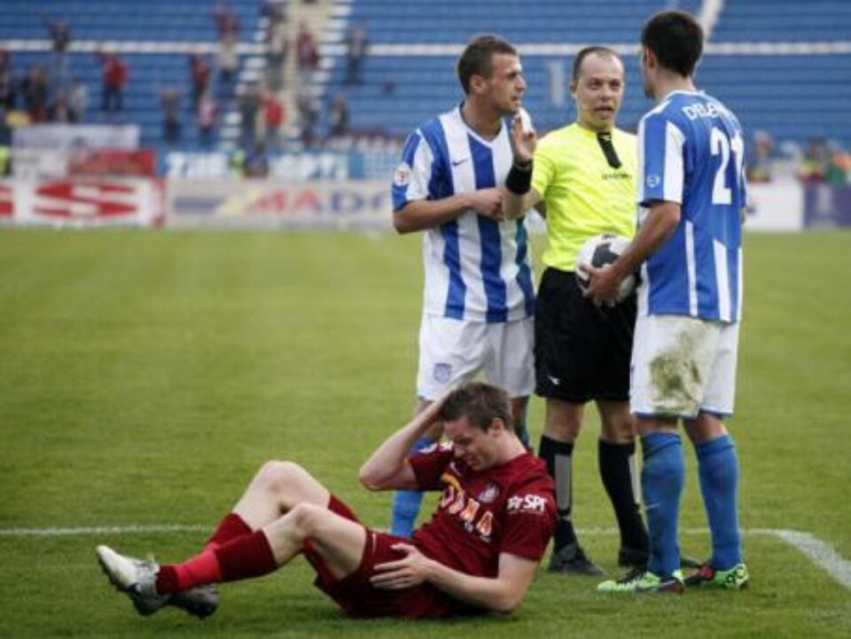 Echipa CFR Cluj a învins, joi, în deplasare, formația Politehnica Iași, scor 2-0 (0-0). Foto: MEDIAFAX Echipa CFR Cluj a învins, joi, în deplasare, formația Politehnica Iași, scor 2-0 (0-0). Foto: MEDIAFAX