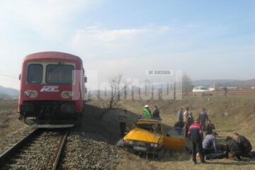 Accidentul soldat cu moartea a doi soți și rănirea gravă a încă trei persoane, după ce mașina în care se aflau aceștia a fost lovită de un tren