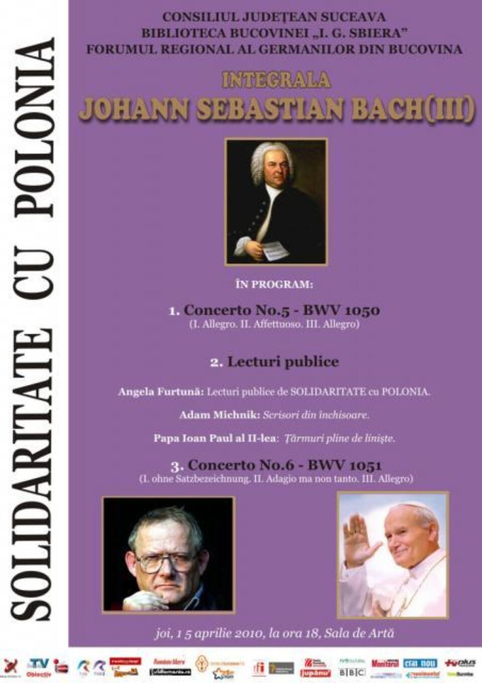 Ediție extraordinară: „Integrala Johann Sebastian Bach - 260” - Solidaritate cu Polonia