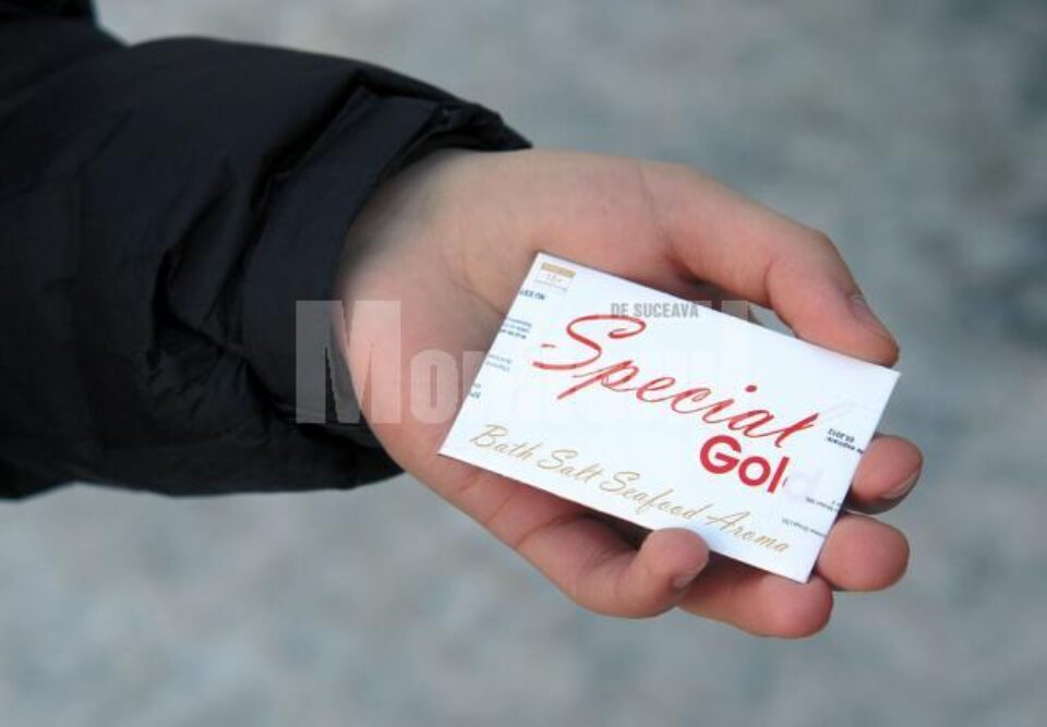 Mulți dintre tineri, dependenți de „sare de baie” „Special Gold”