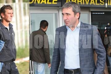 Relu Buliga (stânga) și Hagi au fost colegi de cameră la un meci al naționalei de juniori a României