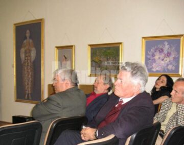 Mircea Radu Iacoban, în sală, ca spectator al filmului Destinul cărții