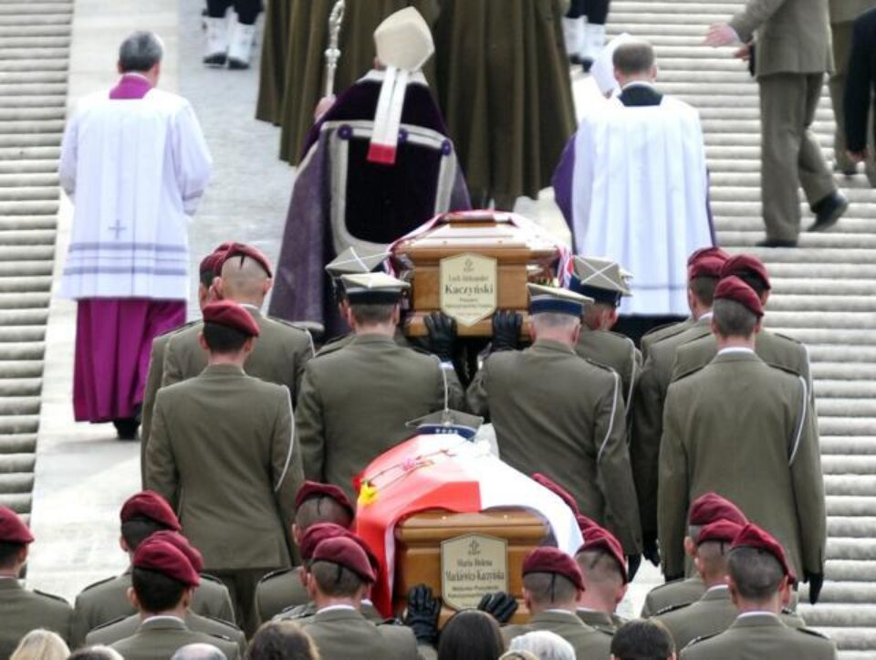 Ceremoniile desfășurate la Cracovia Foto: AFP