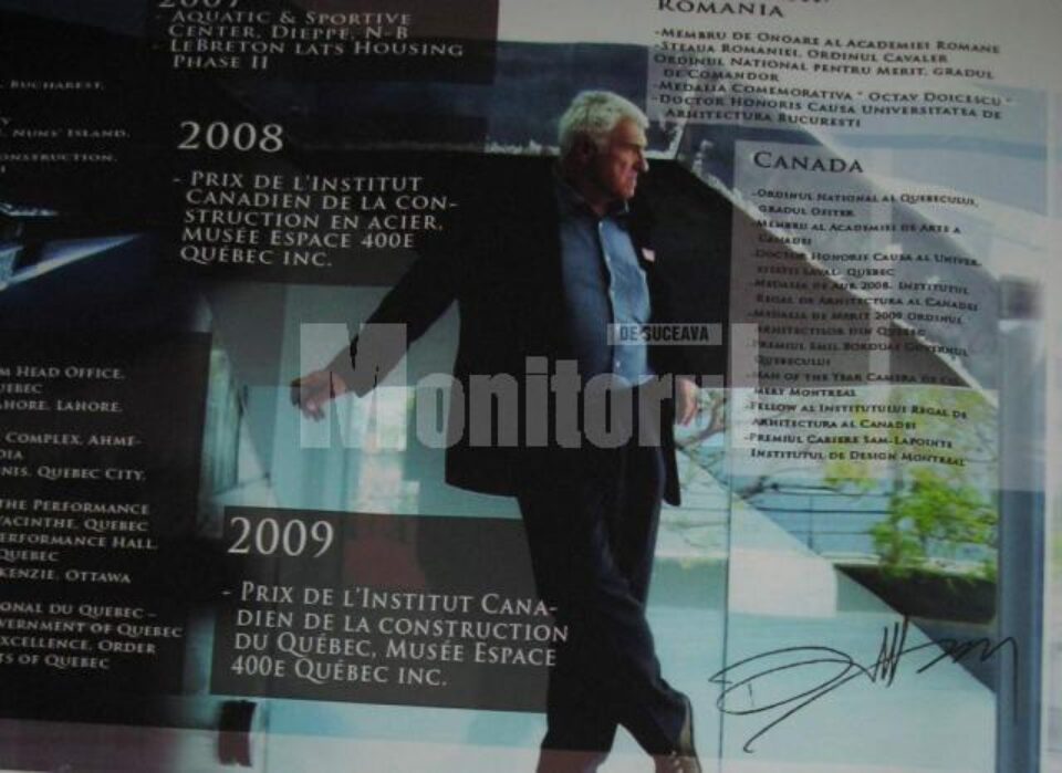 Arhitectul Dan Hanganu, în prezentarea vizuală a expoziției