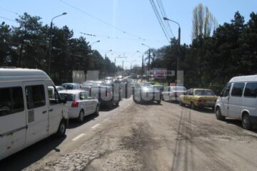 Blocaje circulatie Calea Unirii 23 aprilie