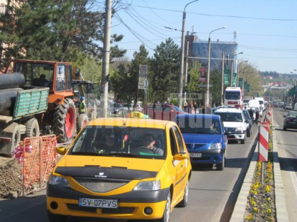 Blocaje circulatie Calea Unirii 23 aprilie