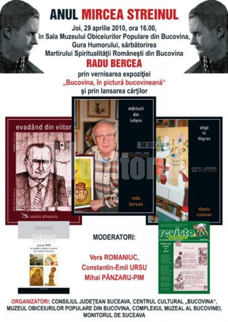 Anul Mircea Streinul: Celebrarea artistului bucovinean Radu Bercea