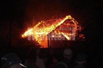 Incendiul a fost provocat de doi minori din Marginea