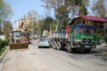 Lucrările de canalizare vor ține închisă strada Mărășești pentru cel puțin două săptămâni