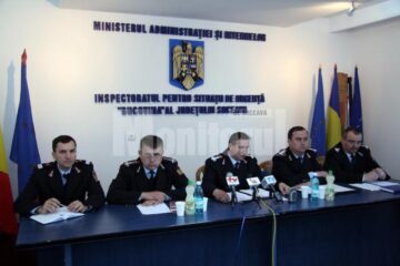 Conducerea ISU Suceava, la prezentarea bilanțului pe primul trimestru al anului