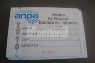 Asa arata permisele de pescuit eliberate de ANPA