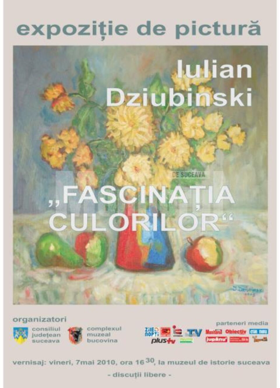 Expoziție de pictură: “Fascinația culorilor”
