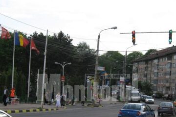 Avarie: Bulevardul principal al Sucevei, inundat în Centru