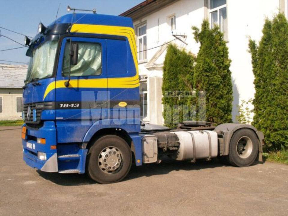Autocamionul furat în Olanda