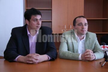 Bogdan Bulină (stânga) și Petrică Negrea