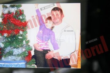 Ultima fotografie făcută împreună -Vasile Hrițcu și fetița sa, Raluca