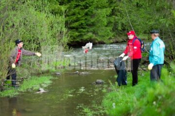 Nepăsare: Râurile din zona de munte, poluate masiv cu deșeuri din plastic