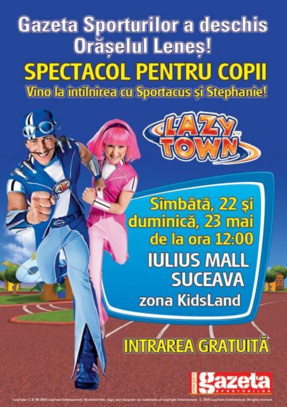 Spectacole interactive: “Orășelul Leneș” vine la Suceava la final de săptămână