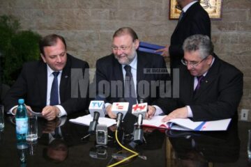 Primii pe țară: Contracte de finanțare de 15 milioane de euro, semnate de Lungu și ministrul Murgeanu, la Suceava