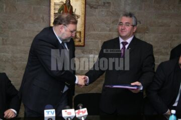Primii pe țară: Contracte de finanțare de 15 milioane de euro, semnate de Lungu și ministrul Murgeanu, la Suceava