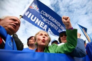 Sindicatele au anunțat ca vor face grevă generală în 31 mai. Foto: MEDIAFAX