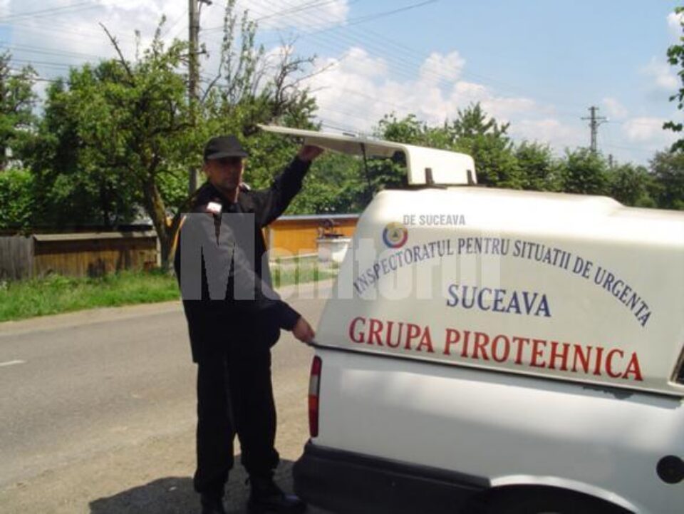 Pirotehniștii au cerut să fie evacuată populația pe o rază de 200 de metri