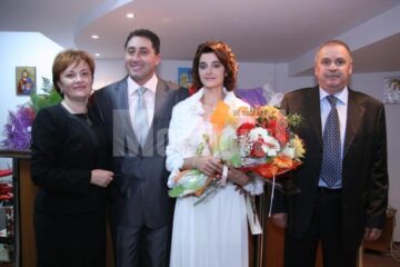Mihaela și Alexandru Recolciuc au spus „Da” în fața ofițerului stării civile în toamna anului trecut