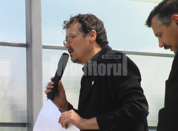 Mugur Andronic și primarul Petru Todosi