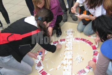 Elevii de la Colegiul "Ștefan cel Mare" în acțiune, de Ziua Mondială Antifumat