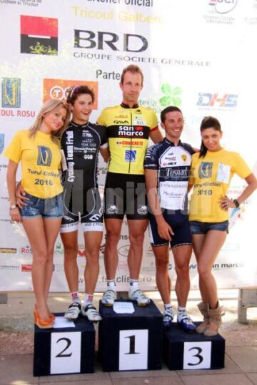 Podiumul etapei de ieri a fost ocupat de trei rutieri italiei