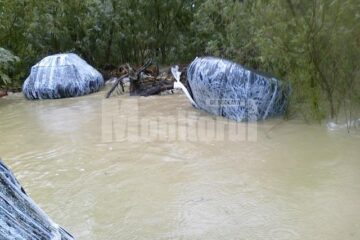 Așa arătau camerele de tractor găsite pe apă de polițiștii din Siret