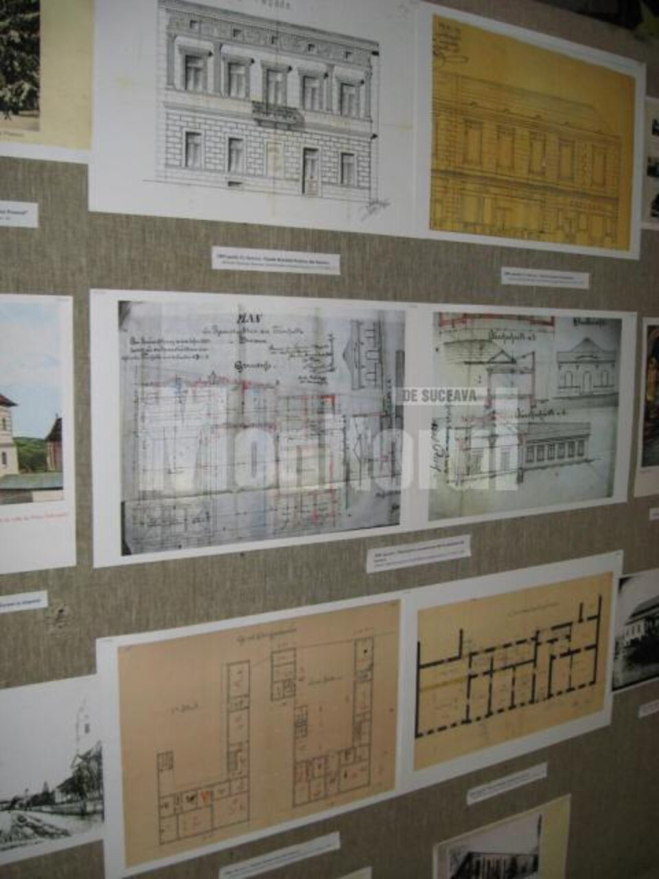 Planuri și fotografii care conturează profilul urban al Sucevei de altădată