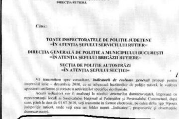 Atenție, șoferi!: Polițiștii de la Rutieră, puși să dea cel puțin cinci amenzi pe zi, de fiecare, pentru calificativul „bun”