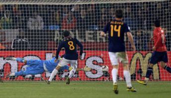 Spania a învins selecționata statului Chile cu scorul de 2-1
