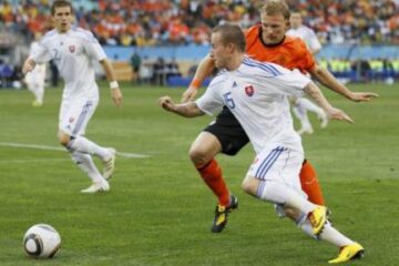Reprezentativa Olandei s-a calificat în sferturile de finală ale Cupei Mondiale, după ce a învins selecționata Slovaciei