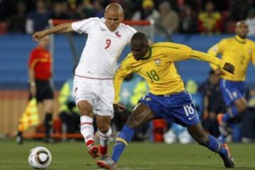 Reprezentativa Braziliei a învins, luni, cu scorul de 3-0 (2-0), selecționata statului Chile
