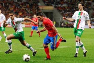 Reprezentativa Spaniei, campioana europeană en-titre a învins, marți, cu scorul de 1-0 (0-0), selecționata Portugaliei